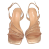 Πέδιλα με στρας   - rose -gold M 4942-003 - Image 4
