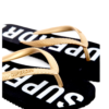 SUPERDRY Code Essential Flip Flops  Γυναικείο  Μαύρο- Χρυσό WF310155A-M4R - Image 4