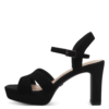 Πέδιλα leather suede Tamaris 1-28309-20-001 ΜΑΥΡΟ
