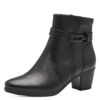 JANA Comfort Μποτάκια Με Σχέδιο 8-25363-43-001 ΜΑΥΡΟ - Image 5