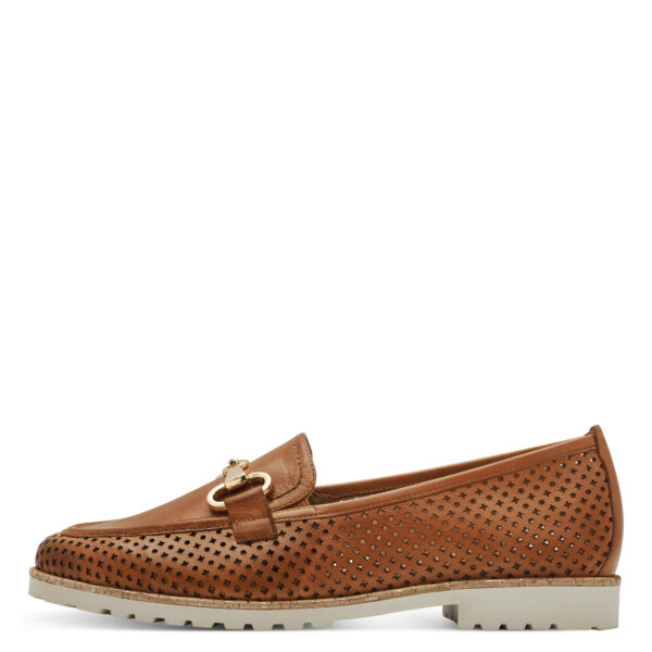 Tamaris Γυναικεία Δερμάτινα   Loafers 1-24230-44-305 Κονιάκ - Image 4