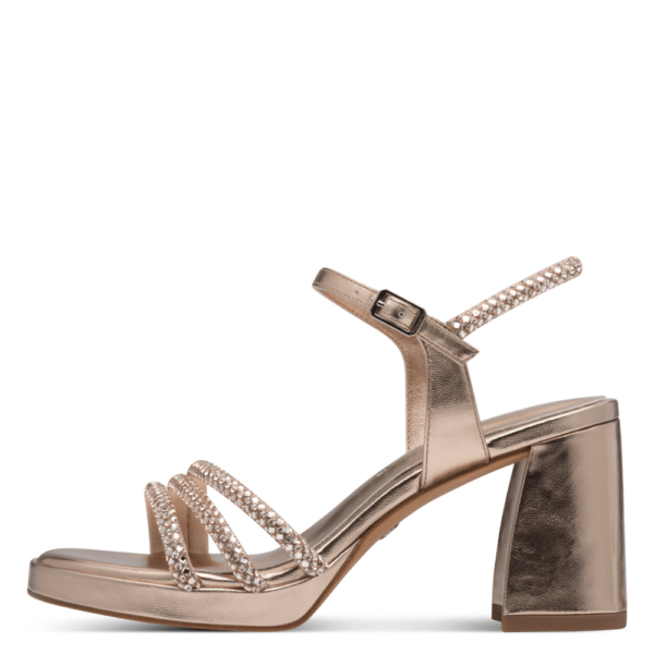 Πέδιλα GLAM με Λουράκι στον Αστράγαλο Tamaris  1-28355-44-586  ROSE GLAM
