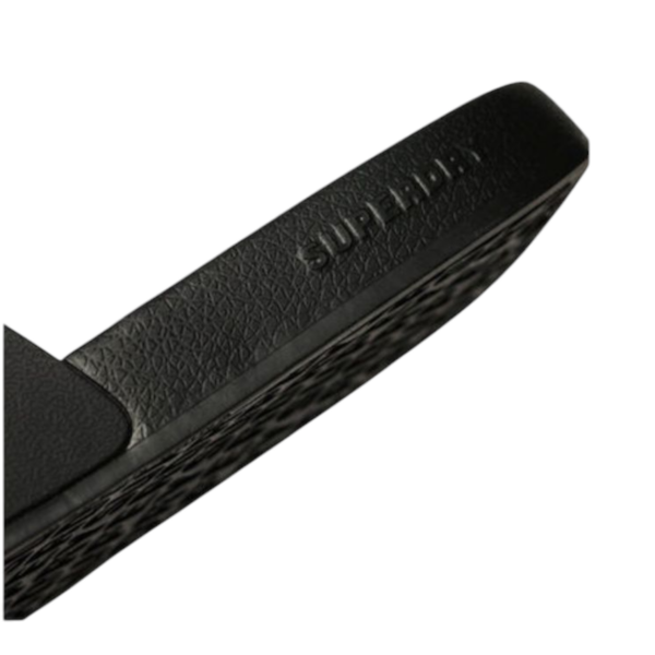 SUPERDRY Code Core Pool Sliders  Γυναικείο MF310243 Α -18 A   ΜΑΥΡΟ ΧΡΥΣΟ LOGO - Image 4