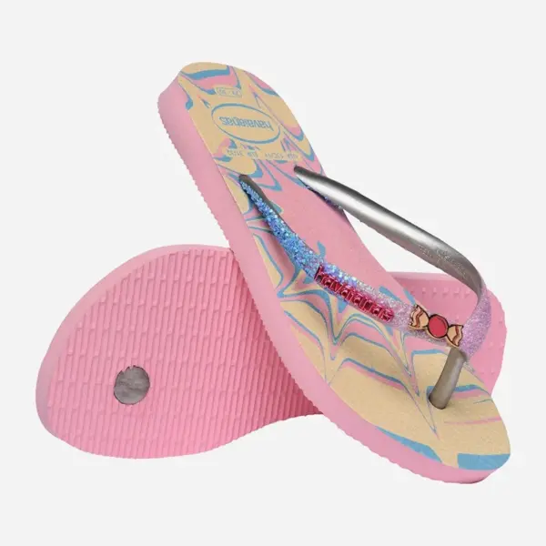 Σαγιονάρες Havaianas Kids  Slim Glitter Trendy 4146976-9321 ΡΟΖ - Image 3