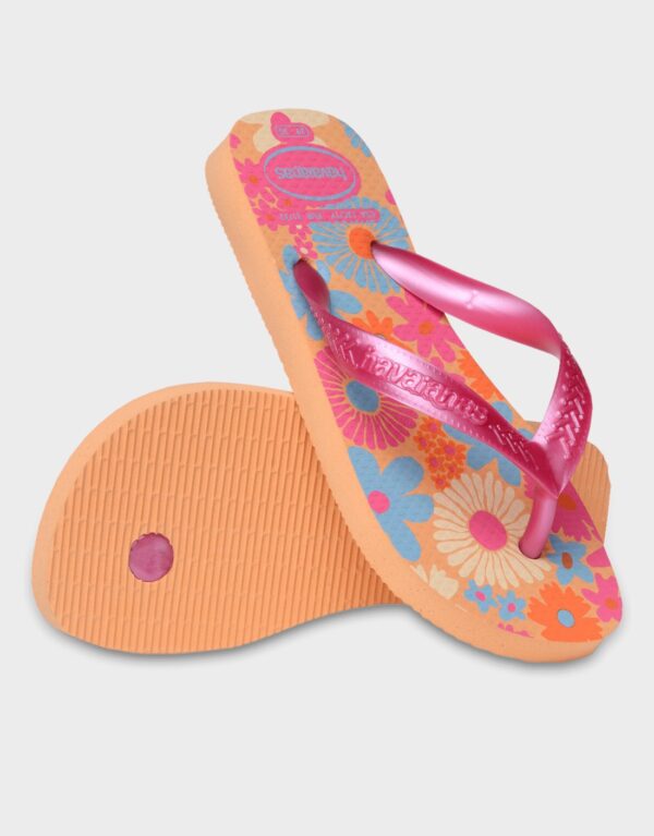 Σαγιονάρες Havaianas Kids  FLORES 4000052 ΦΟΥΞΙΑ - Image 2