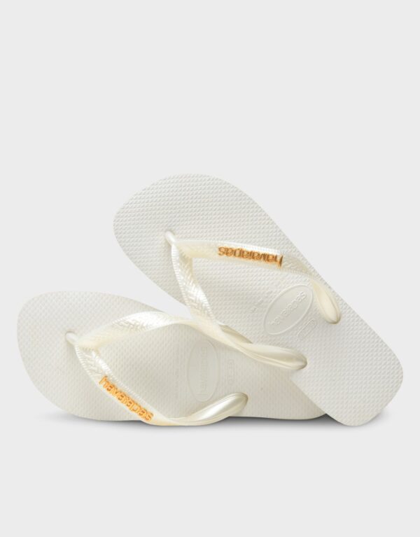Havaianas Σαγιονάρες LOGO METALLIC 4127244 ΛΕΥΚΟ - Image 4