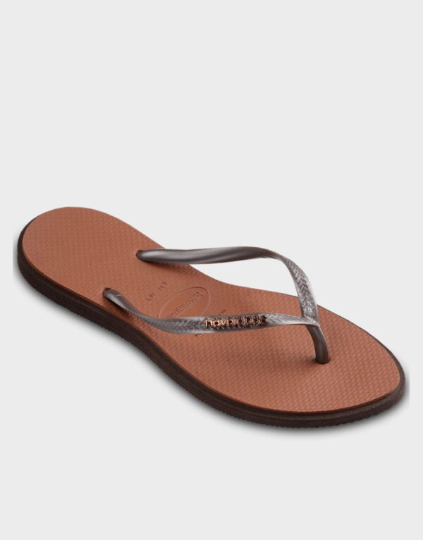 Havaianas Σαγιονάρες SLIM POINT 4149584 Καφέ σκούρο - Image 4