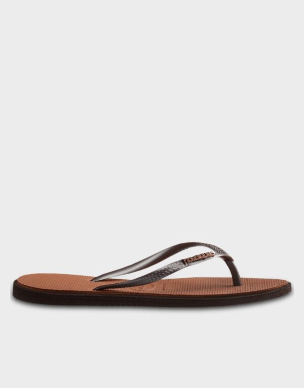 Havaianas Σαγιονάρες SLIM POINT 4149584 Καφέ σκούρο - Image 3