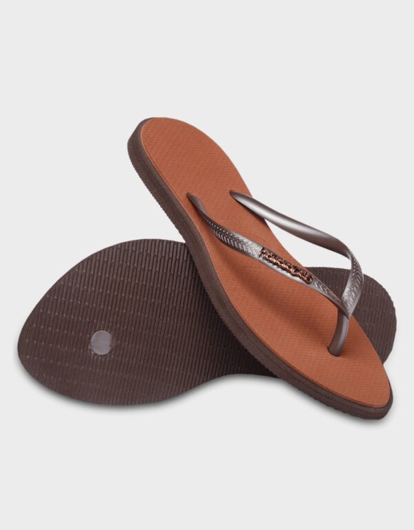 Havaianas Σαγιονάρες SLIM POINT 4149584 Καφέ σκούρο - Image 2