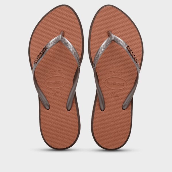 Havaianas Σαγιονάρες SLIM POINT 4149584 Καφέ σκούρο