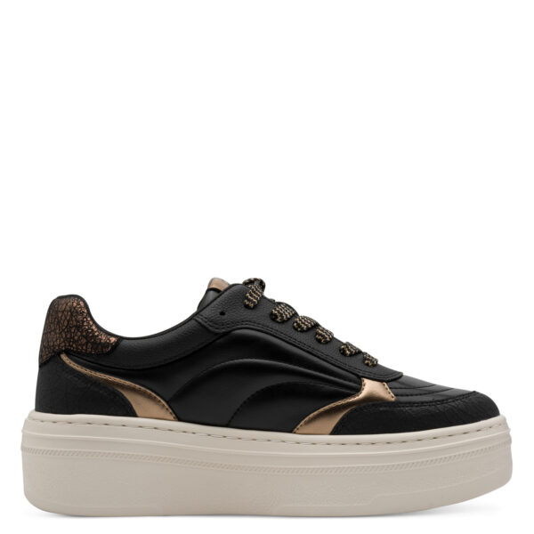 Sneakers Tamaris 1-23756-45-075  ΜΑΥΡΟ/ΧΑΛΚΙΝΟ - Image 7