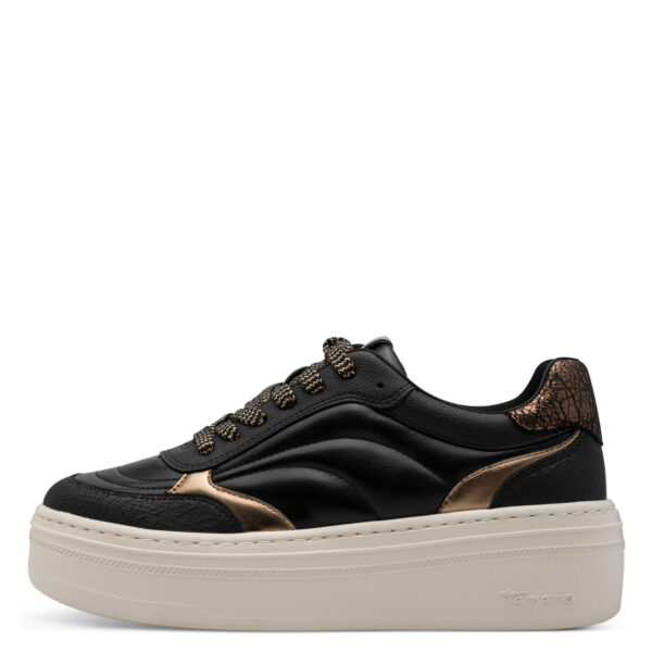 Sneakers Tamaris 1-23756-45-075  ΜΑΥΡΟ/ΧΑΛΚΙΝΟ - Image 6