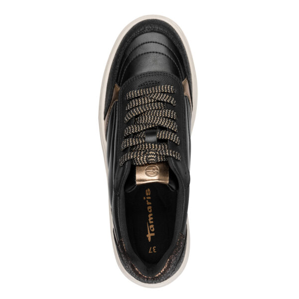 Sneakers Tamaris 1-23756-45-075  ΜΑΥΡΟ/ΧΑΛΚΙΝΟ - Image 2