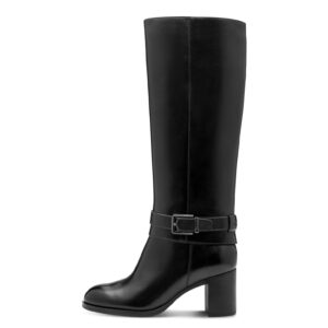 Μπότες  Δερματινεs Tamaris1-25533-45-003 Μαύρο