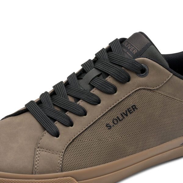 Ανδρικό Sneakers με Λεπτομέρειες S.Oliver 5-13630-42-327 ΚΑΦΕ - Image 3