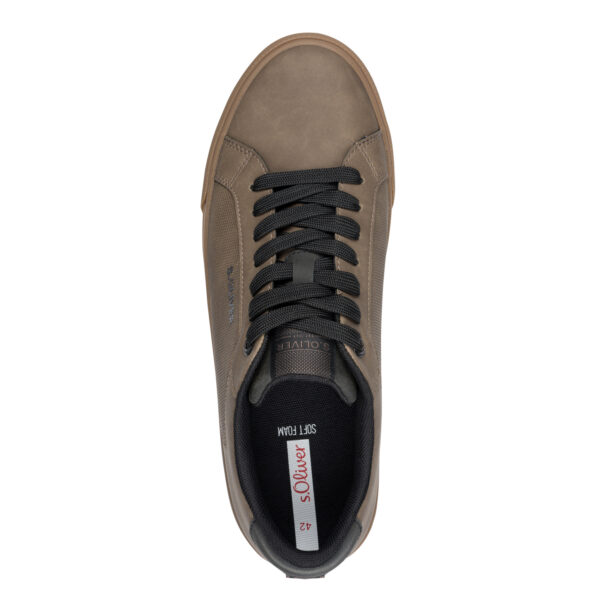Ανδρικό Sneakers με Λεπτομέρειες S.Oliver 5-13630-42-327 ΚΑΦΕ - Image 2