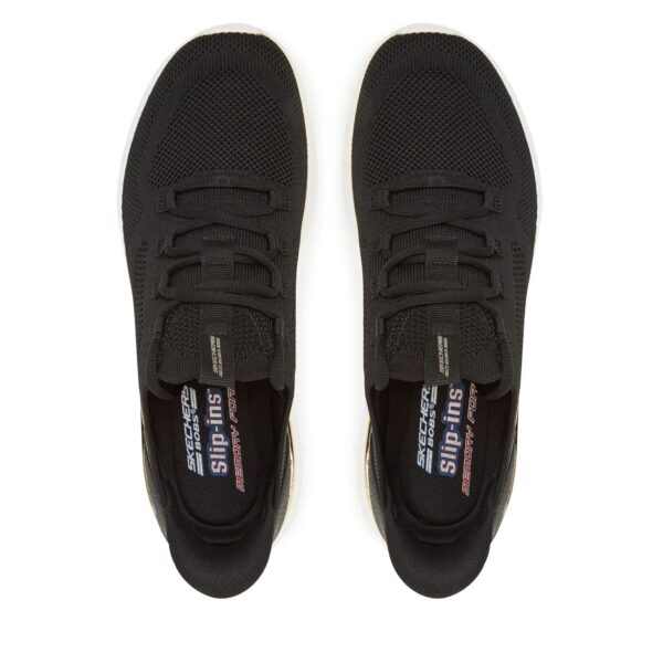 Skechers Slip-ins: Γυναικεία Ανατομικά Sneakers Γυναικεία Ανατομικά Sneakers Skechers 117617/BLK Μαύρα Μαύρα - Image 4