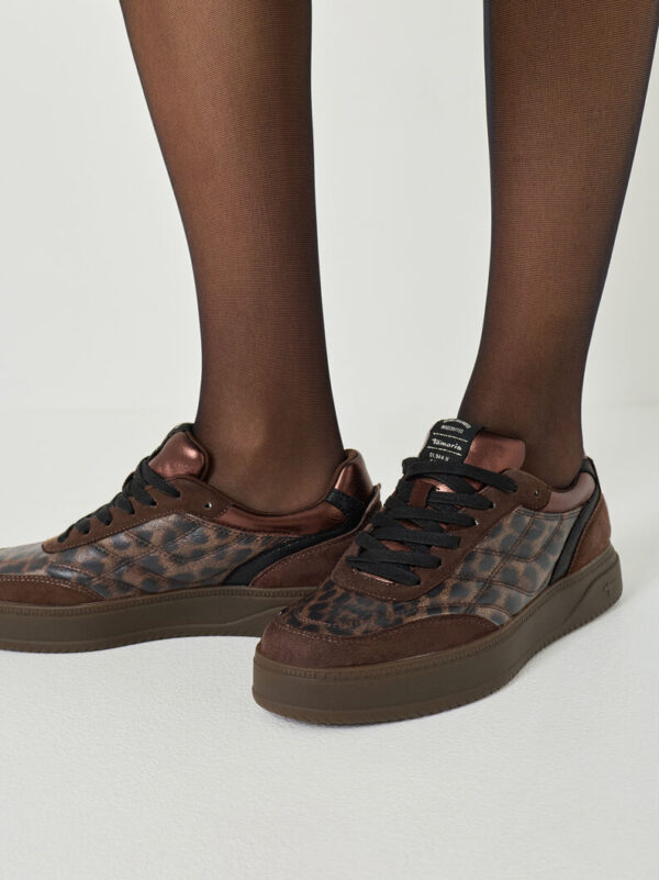 Sneakers Tamaris  1-23663-45-303  ΚΑΦΕ  SNAKE - Image 3