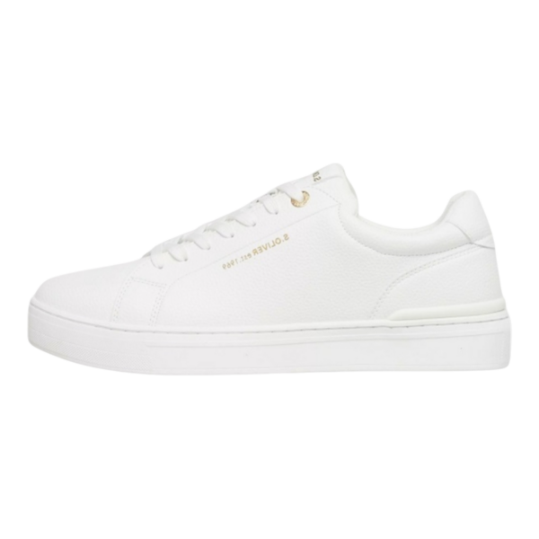Ανδρικό Sneakers με Λεπτομέρειες  S.OLIVER  2177846-0100 Λευκό
