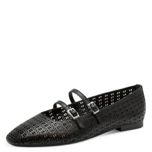 Γυναικεία  Δερμάτινες    Μπαλαρίνα Tamaris- 1-22132-46-006Μαύρο