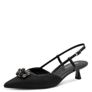 Γόβες Με Λουράκι Tamaris 1-29512-46-043 ΜΑΥΡΟ GLAM