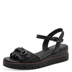 Πλατφόρμες Δερματινεs Tamaris 1-28215-46-001 Μαύρο