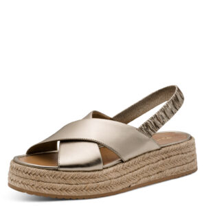 Πλατφόρμες Tamaris 1-28246-46-933  ΑΝΟΙΧΤΟ ΧΡΥΣΟ