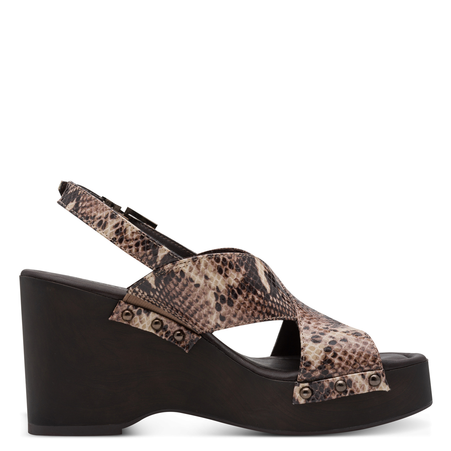 Πλατφόρμες Tamaris 1-28332-46-386 BROWN SNAKE - Image 8