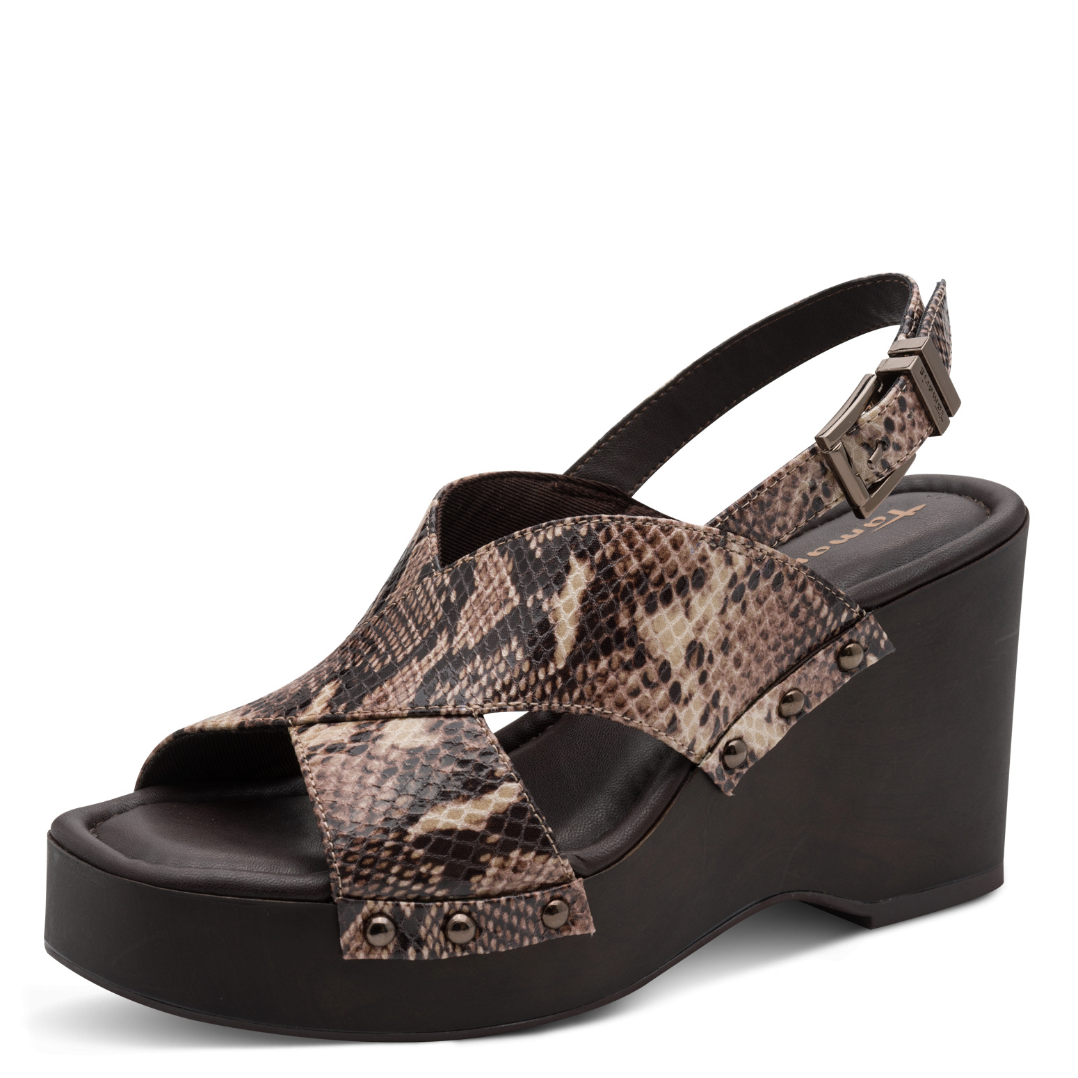 Πλατφόρμες Tamaris 1-28332-46-386 BROWN SNAKE - Image 6