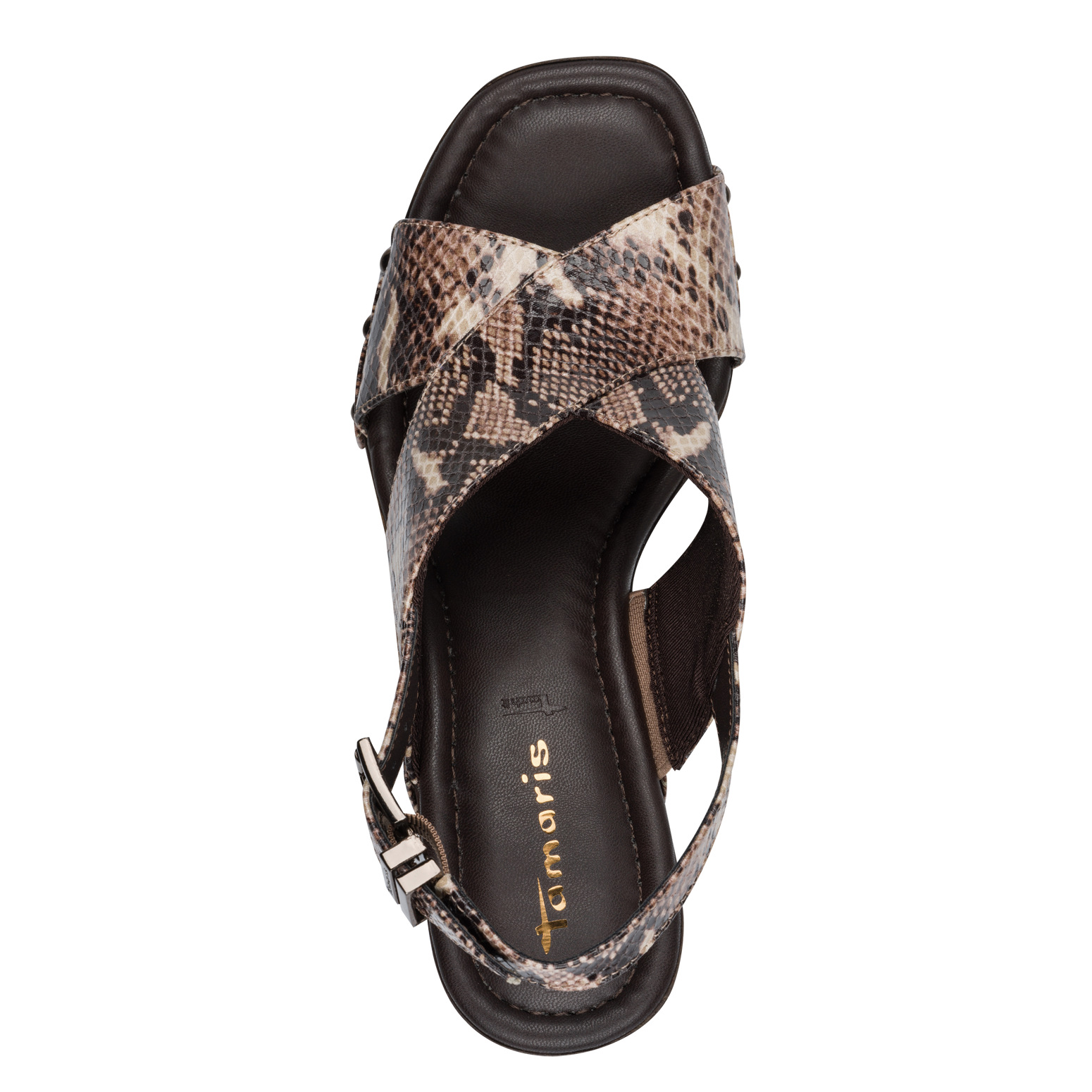 Πλατφόρμες Tamaris 1-28332-46-386 BROWN SNAKE - Image 2