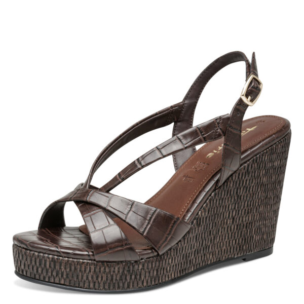 Πλατφόρμες Tamaris 1-28381-46-396  MOCCA CROCO