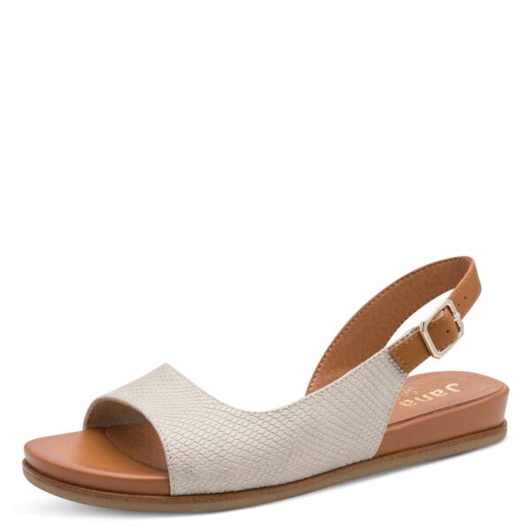 JANA Comfort By Tamaris Sandals   8-28160-42-960   ΜΠΕΖ  SNAKE