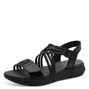JANA Comfort By Tamaris Sandals  8-28766-42-001 ΜΑΥΡΟ