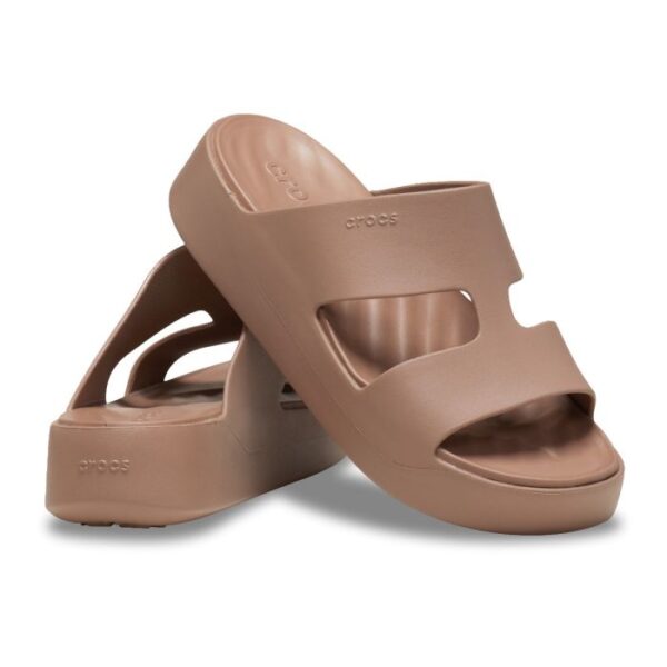 ΓΥΝΑΙΚΕΙΑ Crocs Getaway Getaway Platform H-Strap-Latte 209409-2Q9