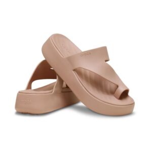 ΓΥΝΑΙΚΕΙΑ Crocs Getaway Platform Toe Loop 210834-7AF Pink Caramel