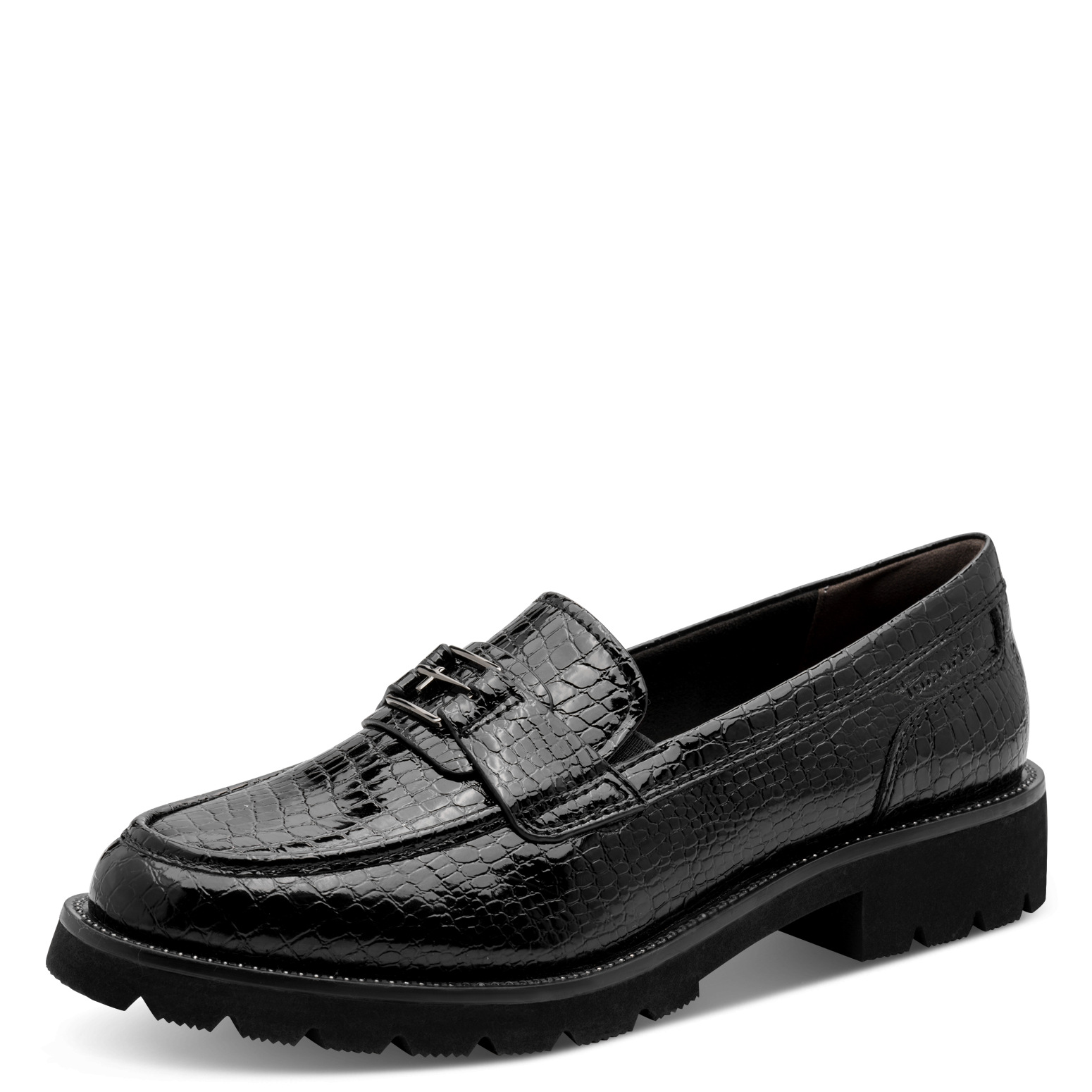 Γυναικεία Mοκασίνια Tamaris-1-24651-47-028 BLACK CROCO