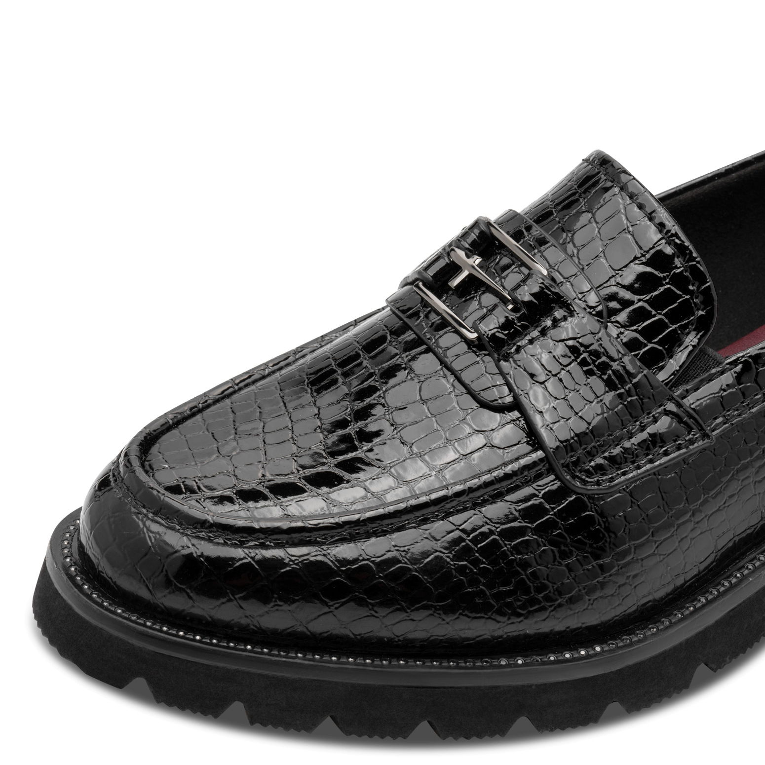 Γυναικεία Mοκασίνια Tamaris-1-24651-47-028 BLACK CROCO - Image 3