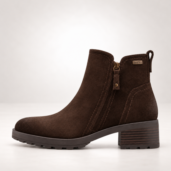JANA  Δερματινα Μποτακια waterproof Comfort   8-25370-47-304 MOCCA SUEDE