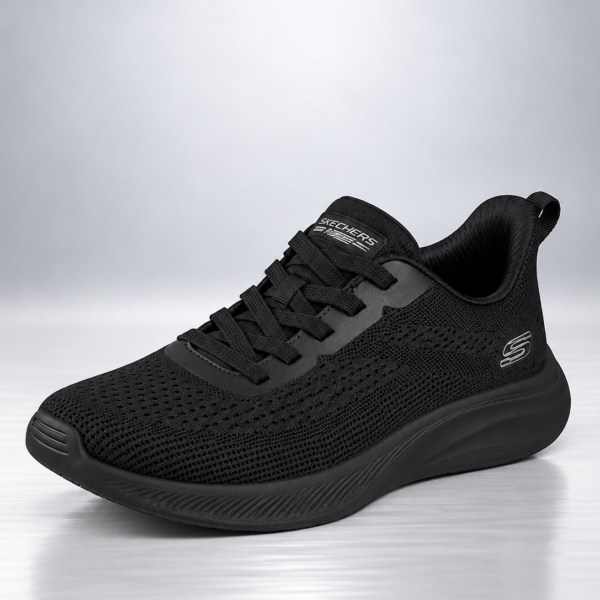 Skechers Bobs Moda Flex Γυναικεία Sneakers   117733-bbk Μαύρα